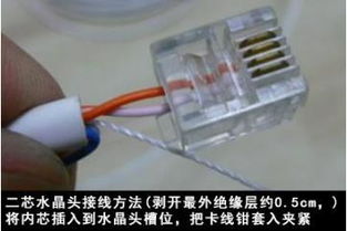 電話線水晶頭連接 顏色順序是否重要？